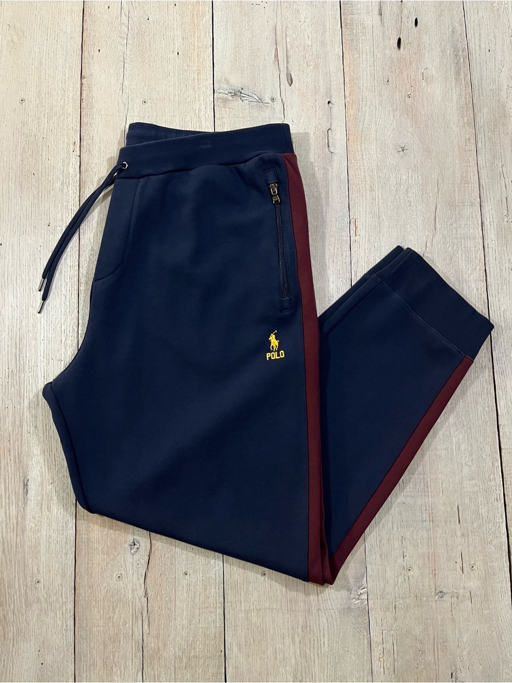 Polo Ralph Lauren Men's Double-Knit Jogger Pants Navy Size XLT